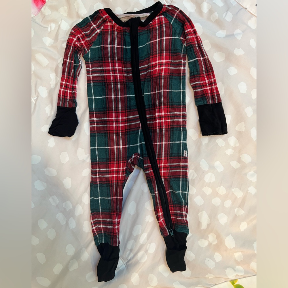 Little Sleepies Fireside Plaid Zippy